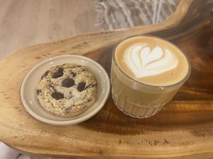 Cookie and coffee  #Veganuary at Rawberry in Ho Chi Minh City