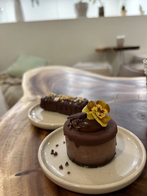 Triple chocolate cake  at Rawberry in Ho Chi Minh City