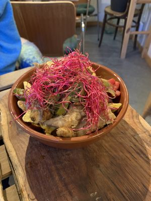 Loaded nacho’s at In 't grün in Zonhoven