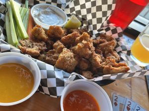 Lemon pepper wings  at Hoza Pizzeria in Oakland