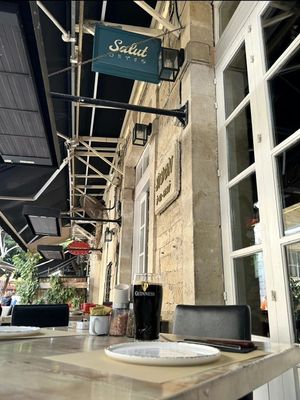 Outdoor Sitting Area At Salut Bar & Restaurant In Limassol! at Salut in Limassol