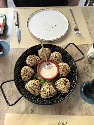 Best Falafel At Salut Bar & Restaurant In Limassol! at Salut in Limassol