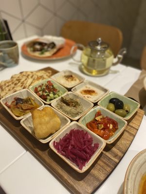 Meze plate at Israel Grill in Krasnodar