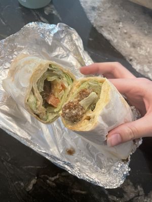 Falafel wrap   at Natalie's Mediterranean Eatery in Amherst