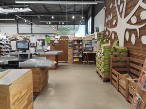 Inside at Les Comptoirs de la Bio in Quiberon