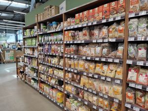 Pastas at Les Comptoirs de la Bio in Quiberon