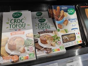 Tofu at Les Comptoirs de la Bio in Quiberon