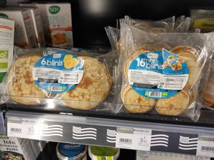 Blinis at Les Comptoirs de la Bio in Quiberon