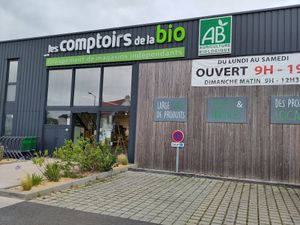 Eingang at Les Comptoirs de la Bio in Quiberon