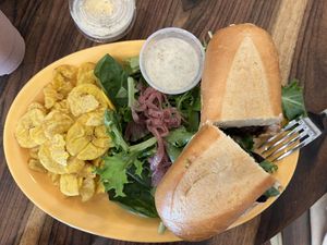   at Lakou Cafe in Brooklyn