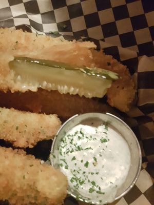 Pickle spears - worst food I ever ate at Highline Bar in Seattle