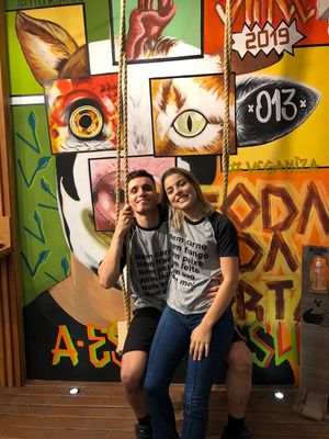 Nós :D at Green House in Praia Grande