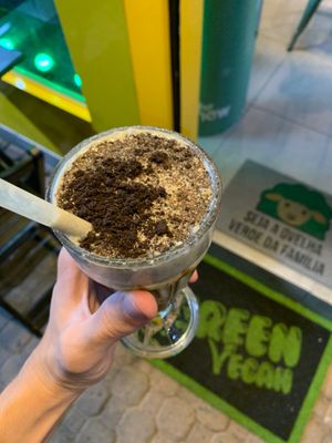 Milk shake de ovomaltine at Green House in Praia Grande