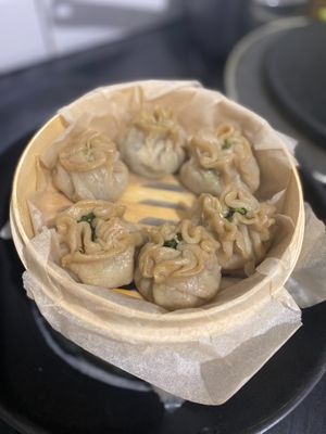 Vegan momo from Tulasi at Tulasi in Krasnodar