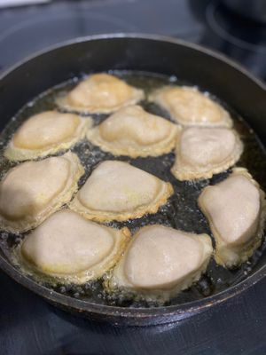 Samosas from Tulasi (vegan) at Tulasi in Krasnodar