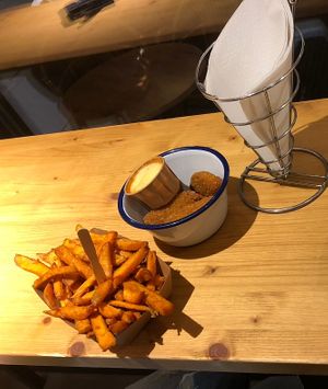 Sweet potato fries, nuggets  at Last Vegas in Utrecht