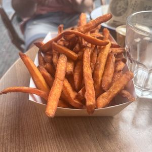 Sweet fries   at Last Vegas in Utrecht