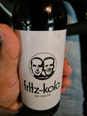 Fritz-kola no sugar at Last Vegas in Utrecht
