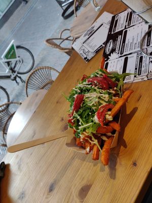 Mushroom kapsalon at Last Vegas in Utrecht