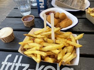 Fries & croquettes   at Last Vegas in Utrecht