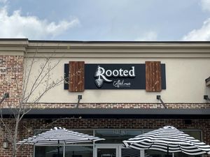 Super cute vibe at Rooted Coffeehouse in Evans