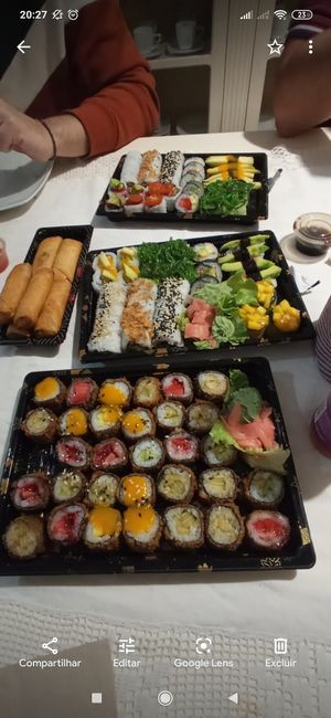 Os crepes levam ovo na massa, por isso não são recomendados para vegans at Sushi King in Vila Nova De Famalicao