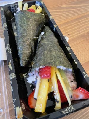 Temaki vegan at Sushi King in Vila Nova De Famalicao