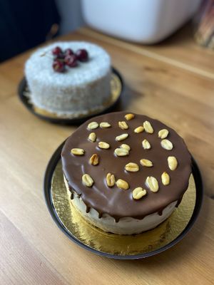 Vegan snickers cake  at Mamin Vegan Cake in Krasnodar