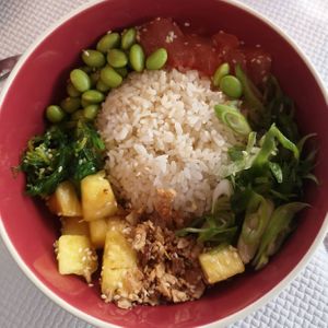 Healthy bowl for lunch at 123V Browns in London