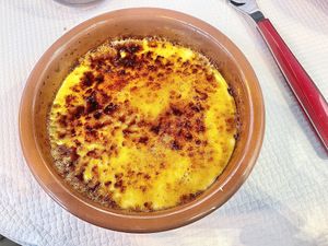 Dessert Creme Brûlée  at 123V Browns in London