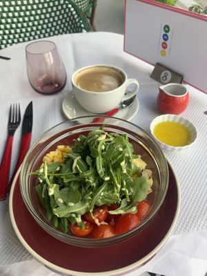 Soleil Riviera Salad - Was small, but delicious. at 123V Browns in London