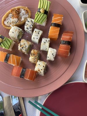 Grand sushi at 123V Browns in London