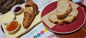 Continental breakfast at 123V Browns in London