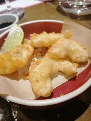 Prawn Tempura at 123V Browns in London
