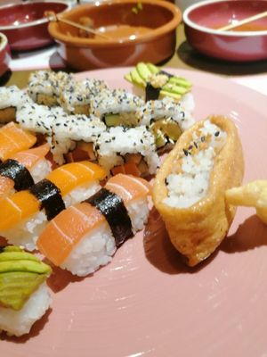 Sushi at 123V Browns in London