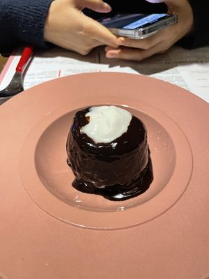 Great desert (chocolate cake)  at 123V Browns in London