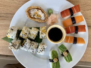 Grand Sushi set  at 123V Browns in London