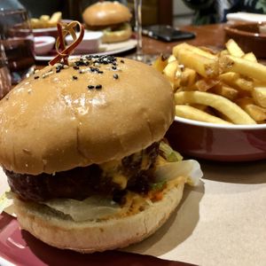 KFC burger  at 123V Browns in London