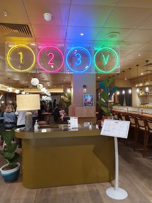 Waiting area at 123V Browns in London