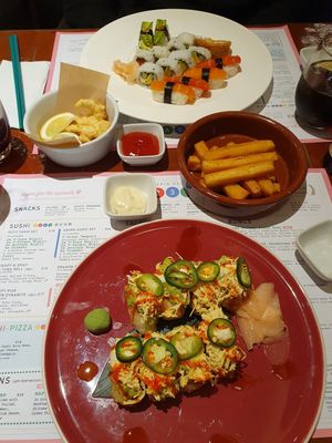 Exquisite vegan sushi at 123V Browns in London