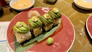 Dragon Roll  at 123V Browns in London