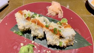 Crispy Rice Green Dynamite  at 123V Browns in London