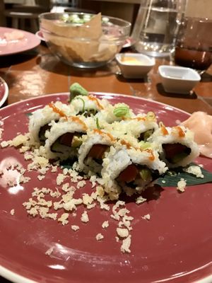 Tuna roll  at 123V Browns in London