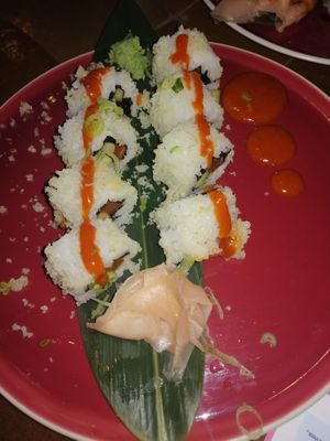 Crispy and Spicy V-Tuna Roll at 123V Browns in London