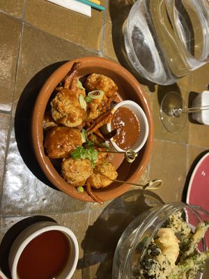 Seitan balls - amazing   at 123V Browns in London