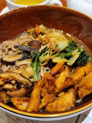 Soba noodle tiger bowl at 123V Browns in London