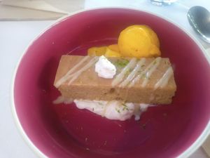 Three milks cake at 123V Browns in London