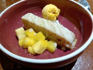 Tres leches at 123V Browns in London