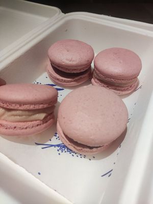 Macaroons at 123V Browns in London