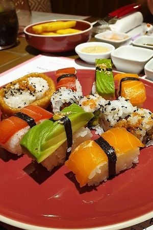 Petit sushi set at 123V Browns in London